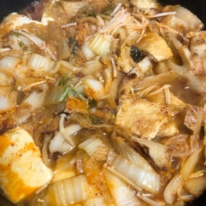 白菜キムチ1パック使い切りで✨東のまるごと鍋